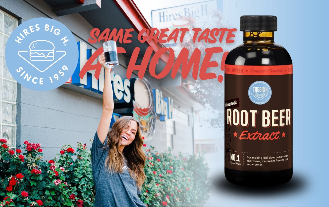 Hires Big H Root Beer Extract — same great taste at home