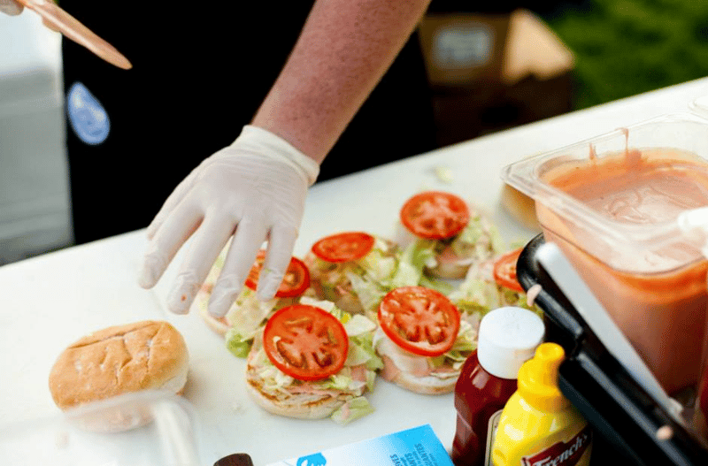 Catering prep station