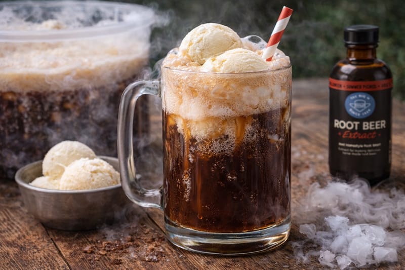 Root beer float